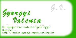 gyorgyi valenta business card